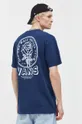 mornarsko modra Bombažna kratka majica Vans