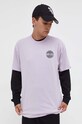 Odzież Vans t-shirt bawełniany VN0008SFC7S1 fioletowy