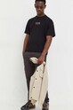 Bavlnené tričko Vans VN0008SQBLK1 čierna AW23
