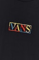 Bavlnené tričko Vans VN0008SQBLK1 čierna