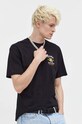 Vans t-shirt bawełniany VN0008RPBLK1 czarny AW23