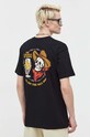Vans t-shirt bawełniany czarny VN0008RMBLK1