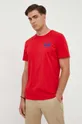 La Martina t-shirt bawełniany czerwony