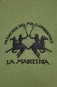 La Martina t-shirt bawełniany WMR004 zielony