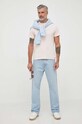 Bavlněné tričko Pepe Jeans JAYDEN PM509098.324 růžová AW23