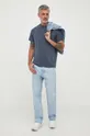 Βαμβακερό μπλουζάκι Pepe Jeans Jayden σκούρο μπλε