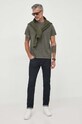 Pepe Jeans t-shirt bawełniany JAYDEN PM509098.728 zielony AW23