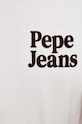 Βαμβακερό μπλουζάκι Pepe Jeans μπεζ PM509113.803