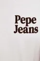 beżowy Pepe Jeans t-shirt bawełniany