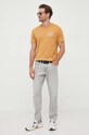 Bavlněné tričko Pepe Jeans Kody PM509113.849 béžová AW23