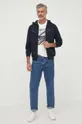beżowy Pepe Jeans t-shirt bawełniany WILBUR Męski