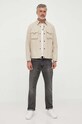 Pepe Jeans t-shirt bawełniany Westend PM509124.803 beżowy AW23