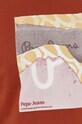 Pamučna majica Pepe Jeans PM509105.867 smeđa