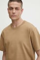 G-Star tricou din bumbac bej D23471.C784