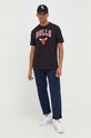 New Era pamut póló 60416749 fekete AW23
