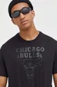 black New Era cotton t-shirt CHICAGO BULLS