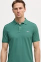 Хлопковое поло Gant зелёный 2220