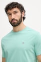 Gant tričko pánske bavlnené zelená 2003184