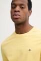 Gant tricou din bumbac galben 2003184