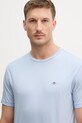 Gant t-shirt bawełniany niebieski 2003184