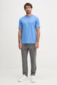 Gant t-shirt bawełniany 2003184 niebieski NC25