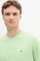 Gant t-shirt bawełniany zielony 2003184