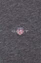Бавовняна футболка Gant 2003184 сірий