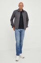 Gant tricou din bumbac 2003184 negru SS25
