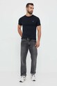 Gant t-shirt in cotone 2003185 nero AW23