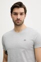 Gant t-shirt in cotone grigio 2003186