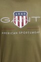 Gant t-shirt bawełniany 2003199 zielony