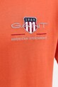 Gant t-shirt bawełniany 2067004 pomarańczowy