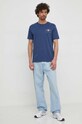 Gant tricou din bumbac 2067004 albastru NC25