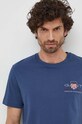 Gant tricou din bumbac albastru 2067004