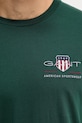 Gant t-shirt bawełniany 2067004 zielony