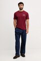 Gant t-shirt bawełniany 2067004 bordowy NC25
