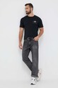 Хлопковая футболка Gant 2067004 чёрный NC24