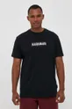 černá Bavlněné tričko Napapijri S-Box
