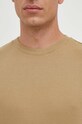 Βαμβακερό μπλουζάκι United Colors of Benetton 39HRU107K.25R μπεζ