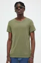 зелений Бавовняна футболка American Vintage