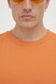 Bavlněné tričko American Vintage MFIZ02AH23 oranžová