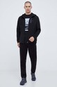 BOSS Green t-shirt BOSS GREEN 50507028 czarny AW23