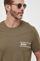 Odzież BOSS t-shirt bawełniany 50499335 zielony