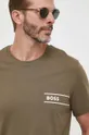 Βαμβακερό μπλουζάκι BOSS 100% Βαμβάκι