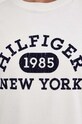Tommy Hilfiger t-shirt bawełniany MW0MW32593 beżowy