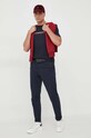 Tommy Hilfiger tricou din bumbac MW0MW32618 bleumarin AW23