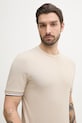 BOSS tricou din bumbac bej 50501097