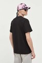 Ρούχα Βαμβακερό μπλουζάκι Tommy Jeans DM0DM17823 μαύρο