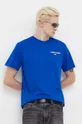 niebieski Tommy Jeans t-shirt bawełniany Męski