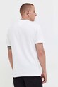 Ρούχα Βαμβακερό μπλουζάκι Tommy Jeans DM0DM17715 λευκό